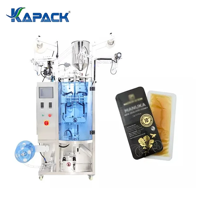 KAPACK Full Automatic Honey Sauce Jam Paste Blister Easy Snap Packing Machine