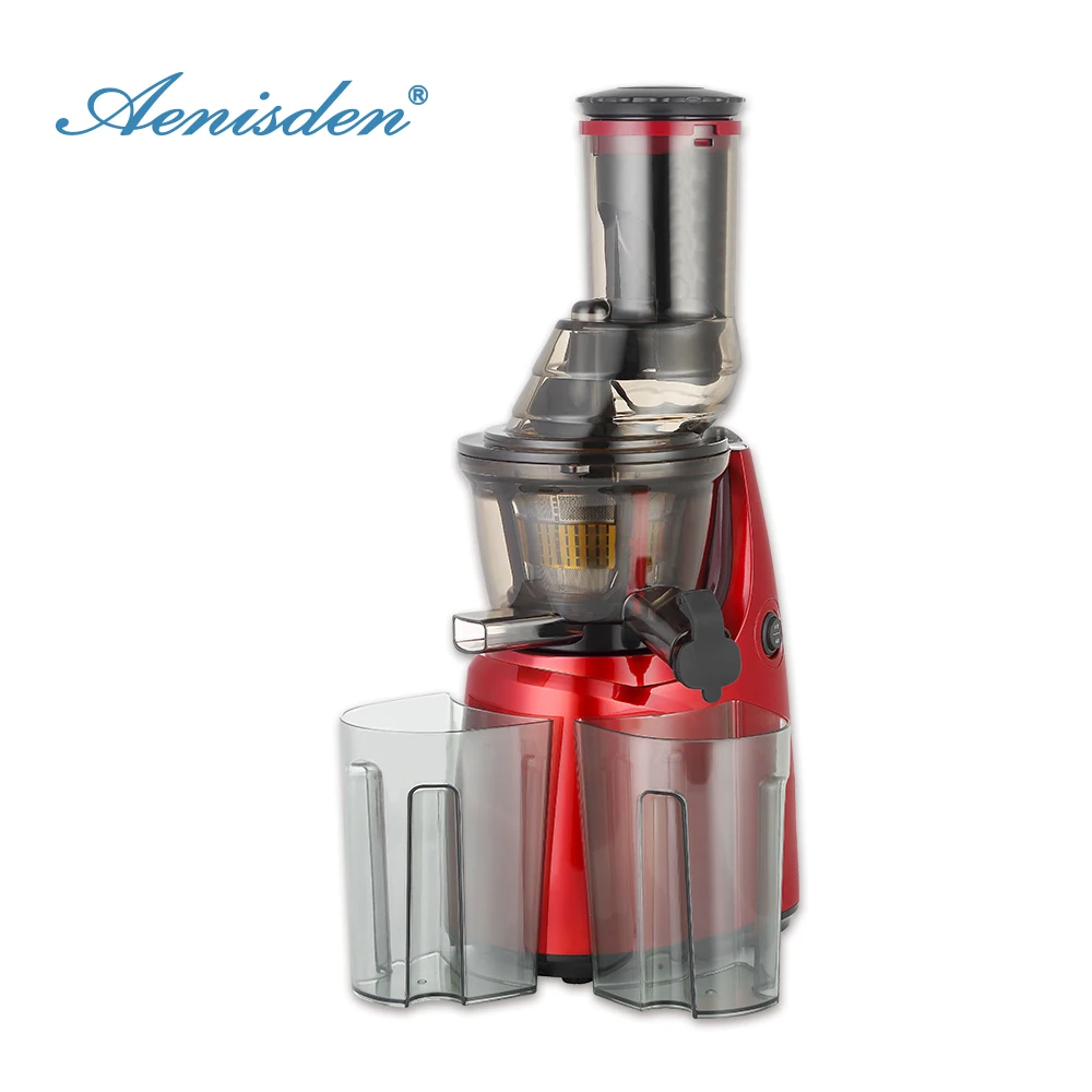 Slow Masticating Juicer Machine with Big Wide Mouth with Two Juice Cup, 97%  High Juice Yield for Nutrient Fruits and Vegetables