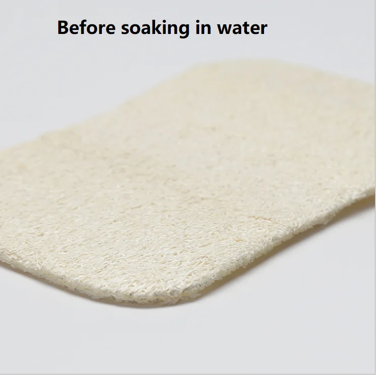 Eco-friendly natural loofah dishcloth/ loofah cleaning cloth