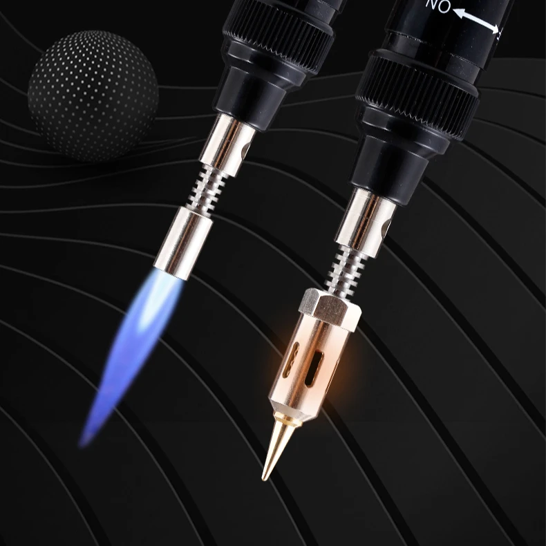 GF-LTT 3in1 pen shaped wireless diy butane small gas portable soldering iron pen torch butane set