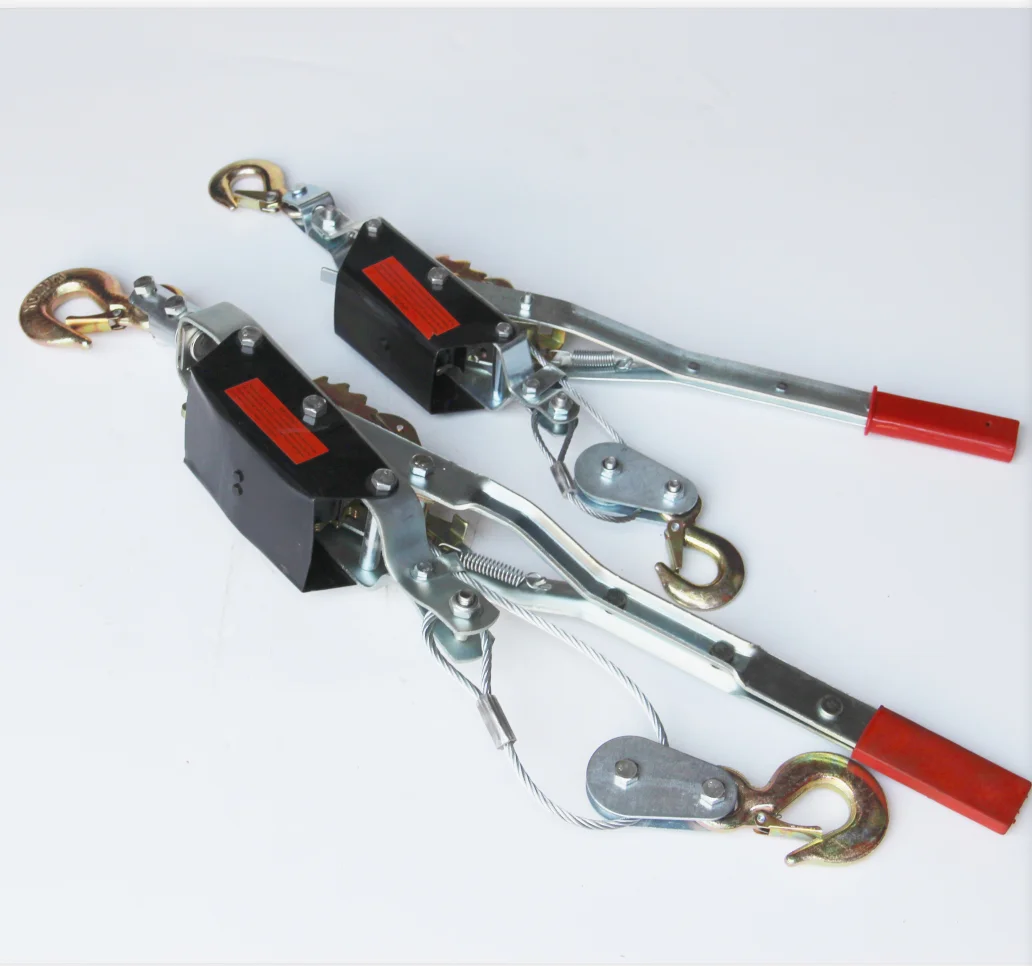 1ton 2ton galvanized tools hand winch puller ratchet puller cable puller