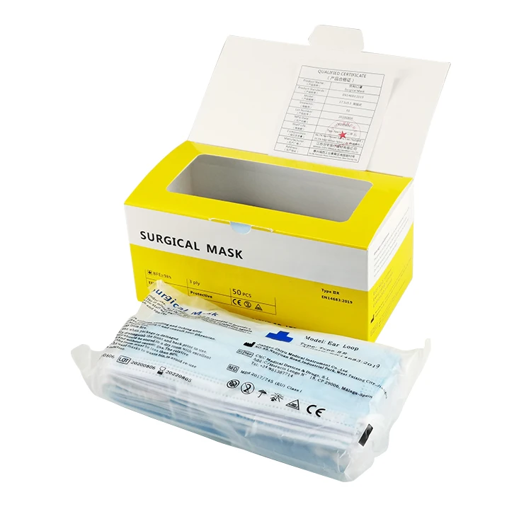 2020 Hot Sale Hospital High Filtration Disposable Medical Face Masks