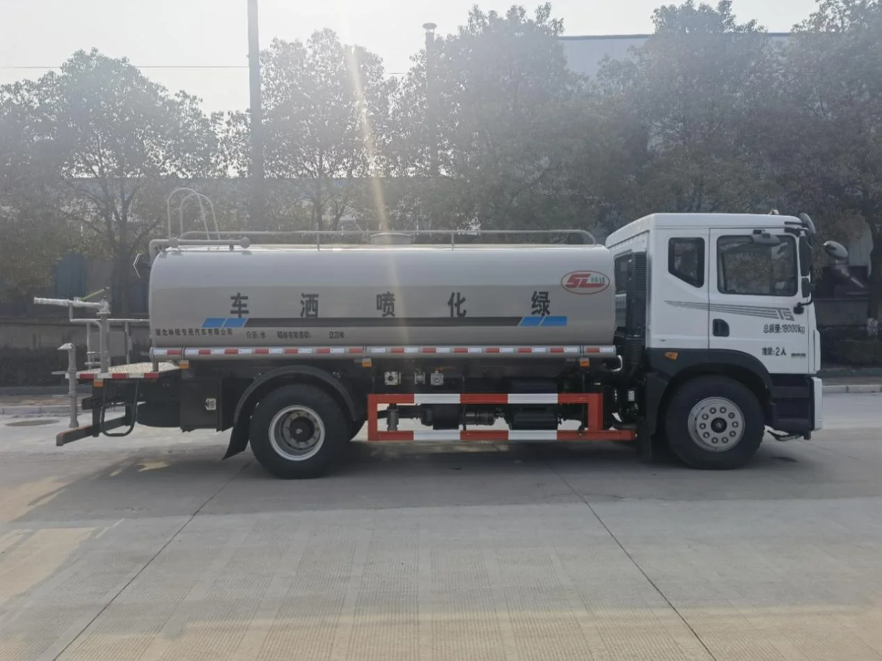 Factory 15 square Sprinkler Water tank Transport Car Anti-corrosion tank Car