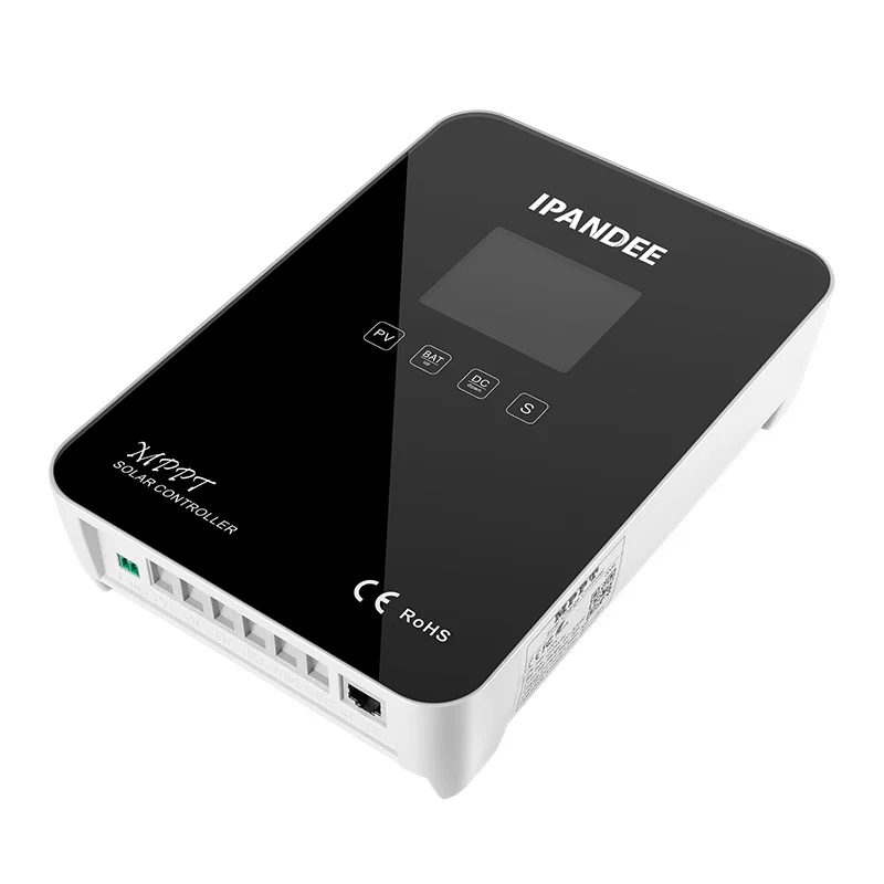 Ipandee Oem автоматический пульт дистанционного управления 30A Mppt контроллер 12V 24V 48V Солнечный контроллер заряда