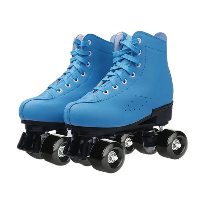 Full Set Colorful PU Inline Roller Skates for Kids Eye-Catching Flashing Feature with Two-Row Four-Wheel Design