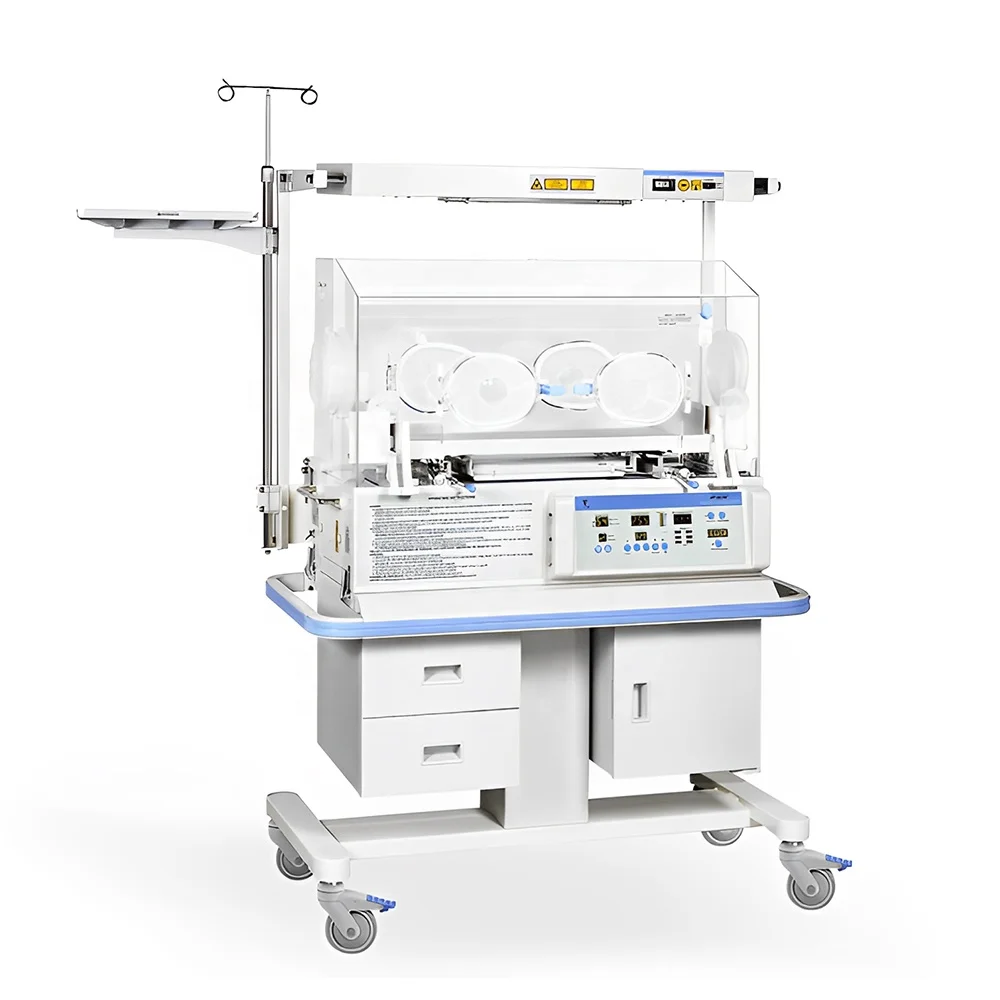 High Quality Led Light Medical Portable Baby Warmer Infant Radiant Phototherapy Transport Infant Incubator