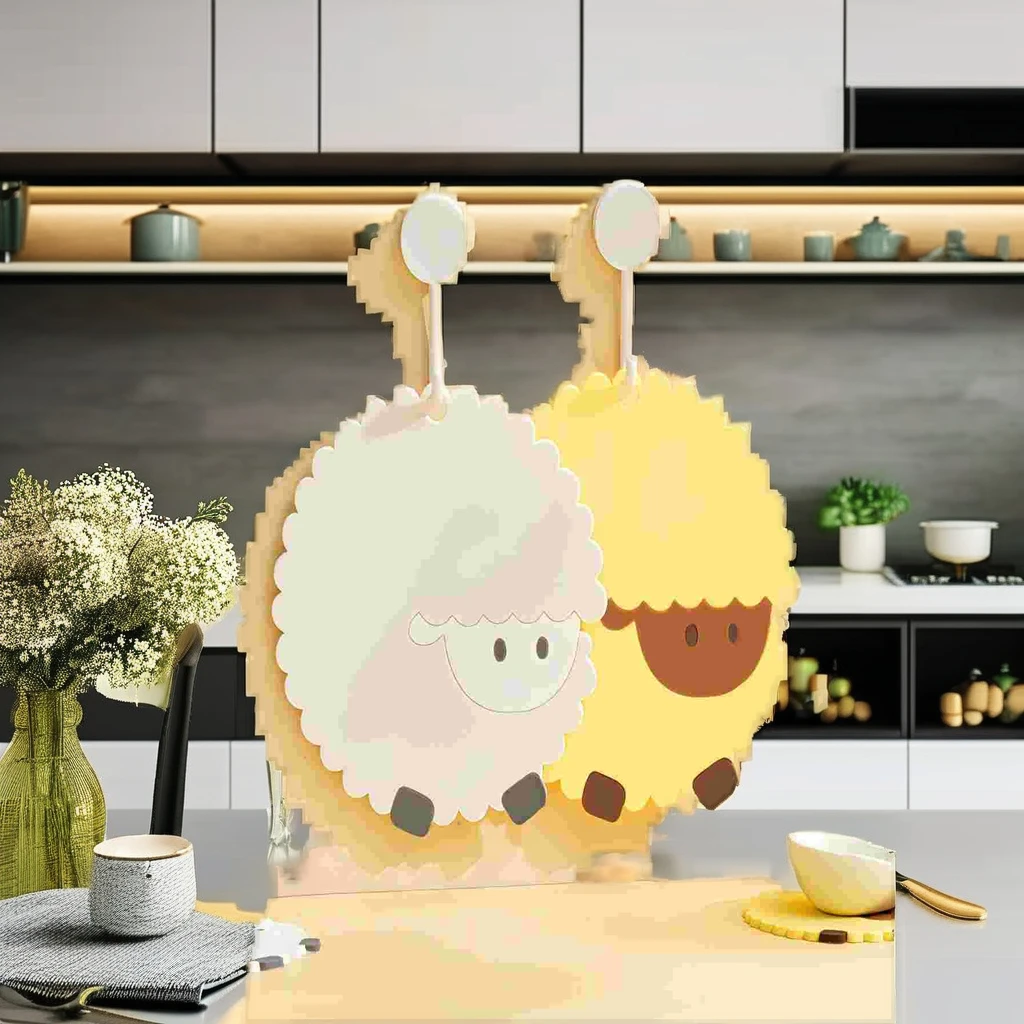 Soft Silicone Cartoon Place Mat Non-Slip Hot Pot Coaster for Tea & Coffee Oil-Proof Mats & Pads