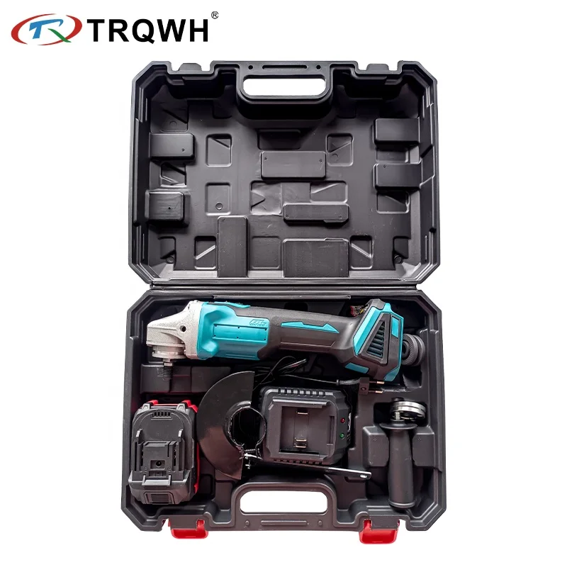 TRQWH Lithium Battery new design variable speed cordless electric angle grinder