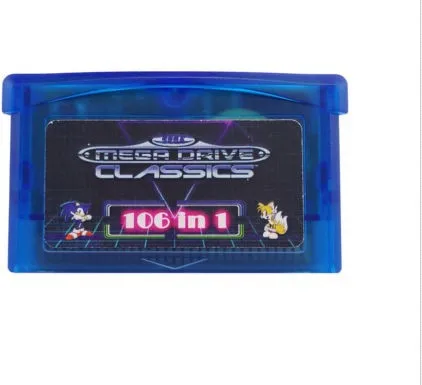 wholesale 106 in 1 game boy all in one game cartridge card for MEGR DRIVE CLASSICS