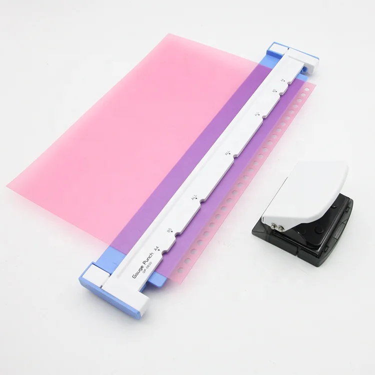 Multi-functional Porous Drill Hole Punch for the Loose Leaf Book Diary Memo Pad Composition Book Note Pad
