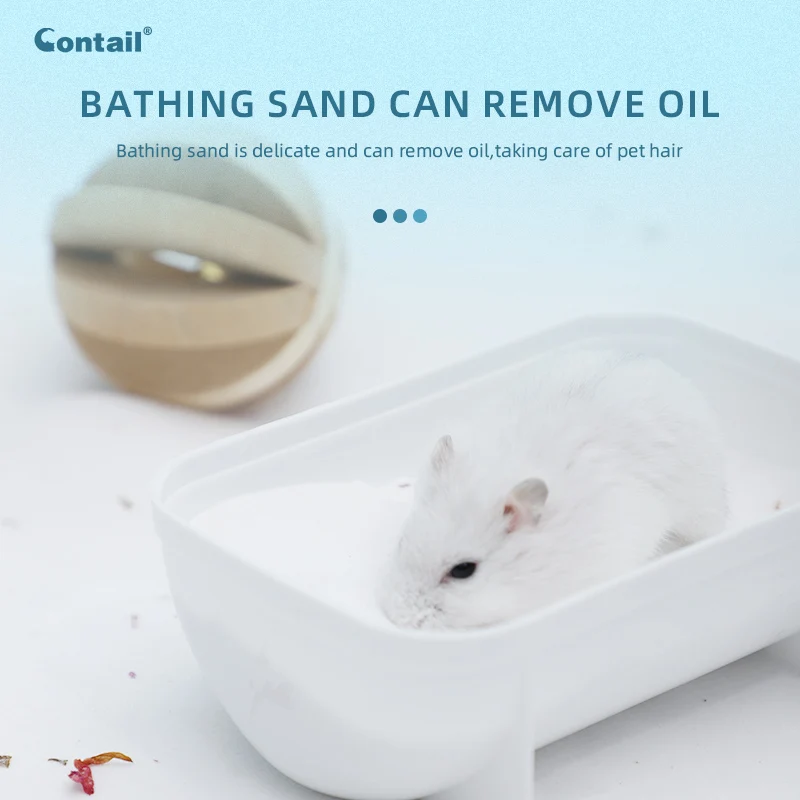 Small Pet Hamster Dry Bathing Sand Hamster Cleaning Products Small Animal Bath Sand