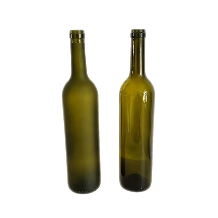 
750ml Custom Amber Burgundy Wine Glass Bottle With Cork Top 500ml 1000ml 1500ml Bordeaux Matt Black Red Wine Glass Bottles 