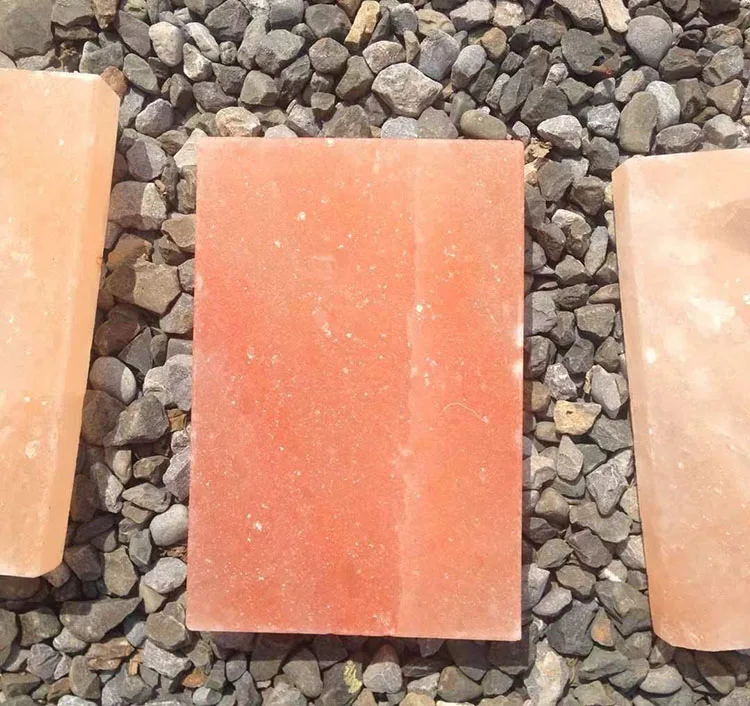 Natural Pink Himalayan Salt Tile Brick  for  Salt Cave Room Decoration Sauna SPA Salt Therapy Halotherapy Cooking Plate Grilling