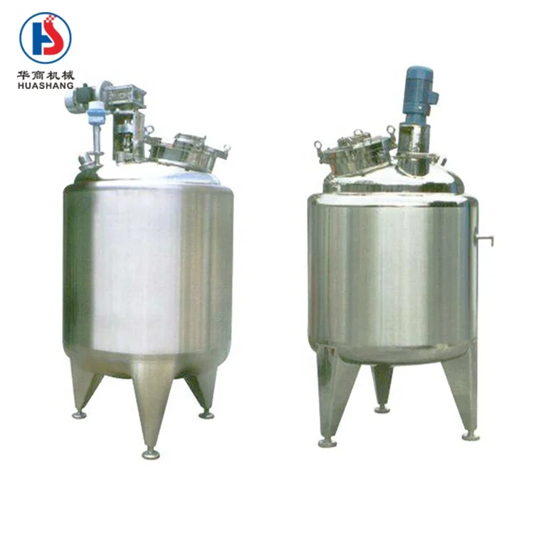 High quality stainless steel mixing tank for food fruit juice mixing tank jacketed mix tank with agitator