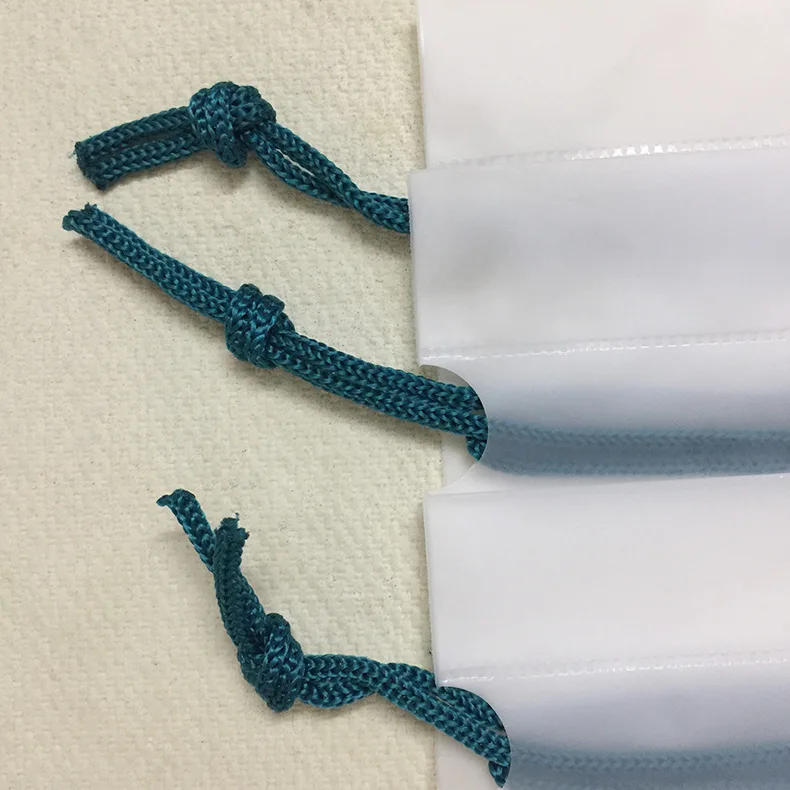 Custom Printed  Waterproof Gift Promotional Sport Pull String Solid Color Mini Drawstring Shoe Dustproof Packaging Bag