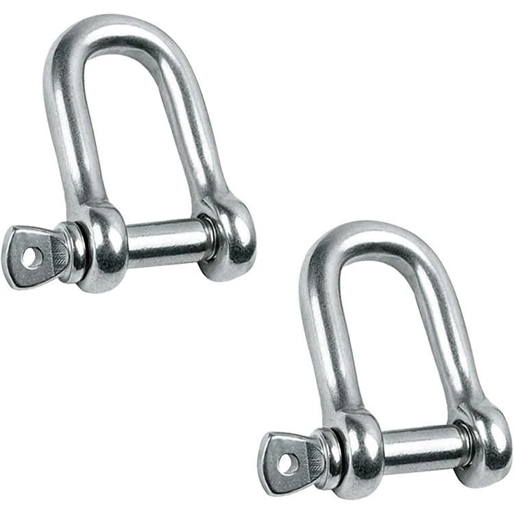 Stainless Steel 316 304 A2 A4 D  iron shackle insulator bangle shackle cuff bracelets b8715