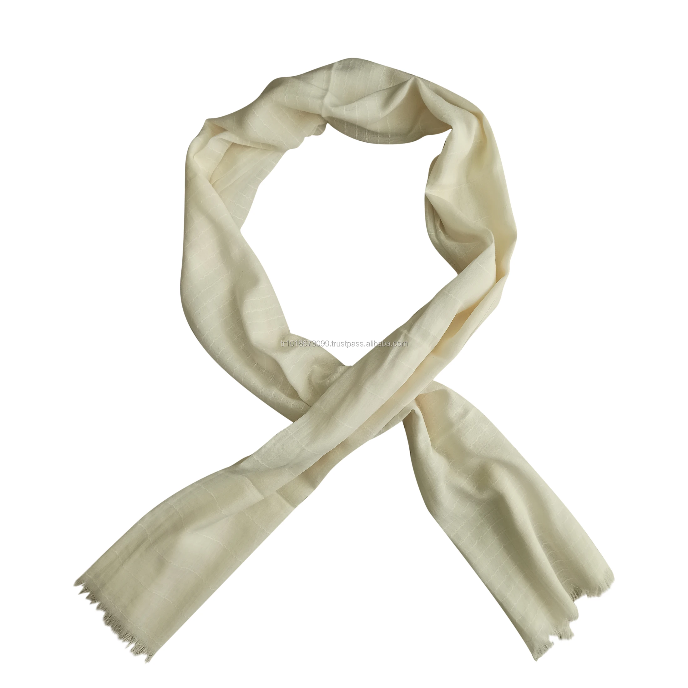 Light Weight Cotton Viscose Natural Scarf Shawl from Turkey Made in Turkish factory
