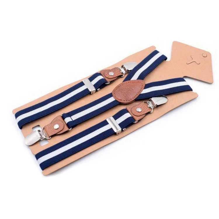 Soild Color Children Belt Baby Boys Girls Suspenders Clip-on Y-Back Braces Elastic Kids Adjustable Suspenders