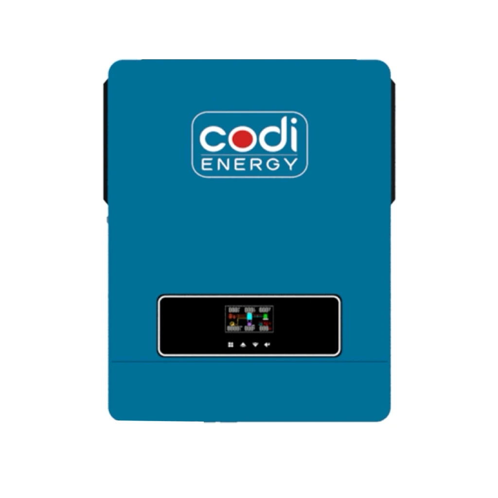 Codi 4KW 6KW Hybrid Solar Inverter 220VAC 230VAC On/Off Grid Inverter Solar 24v 48v Battery System New Inverter Charger in Stock