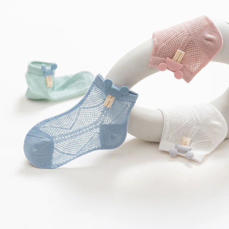 Детские носки HeHe, новинка на весну и осень, детские носки с Микки, короткие носки-трубы для новорожденных, детские носки с мультяшным рисунком