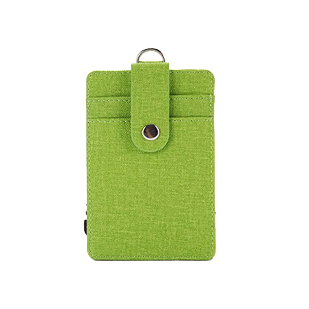 Multifunctional  work permit with lanyard badge holder bus subway meal  ID zipper card holder