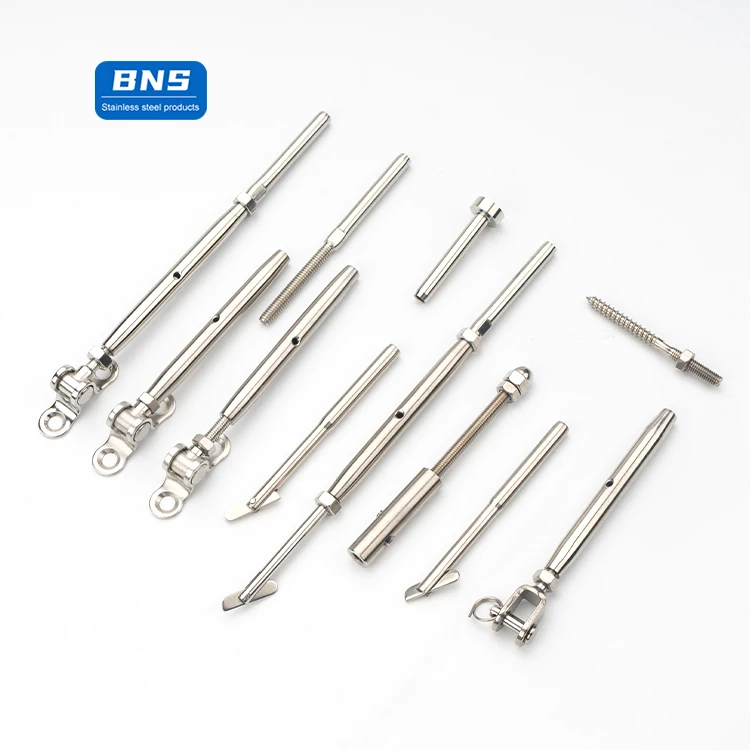 BNS 316 Stainless Steel Adjustable Angle Cable Railing Kit Hardware stainless steel Post Marine Grade made in china
