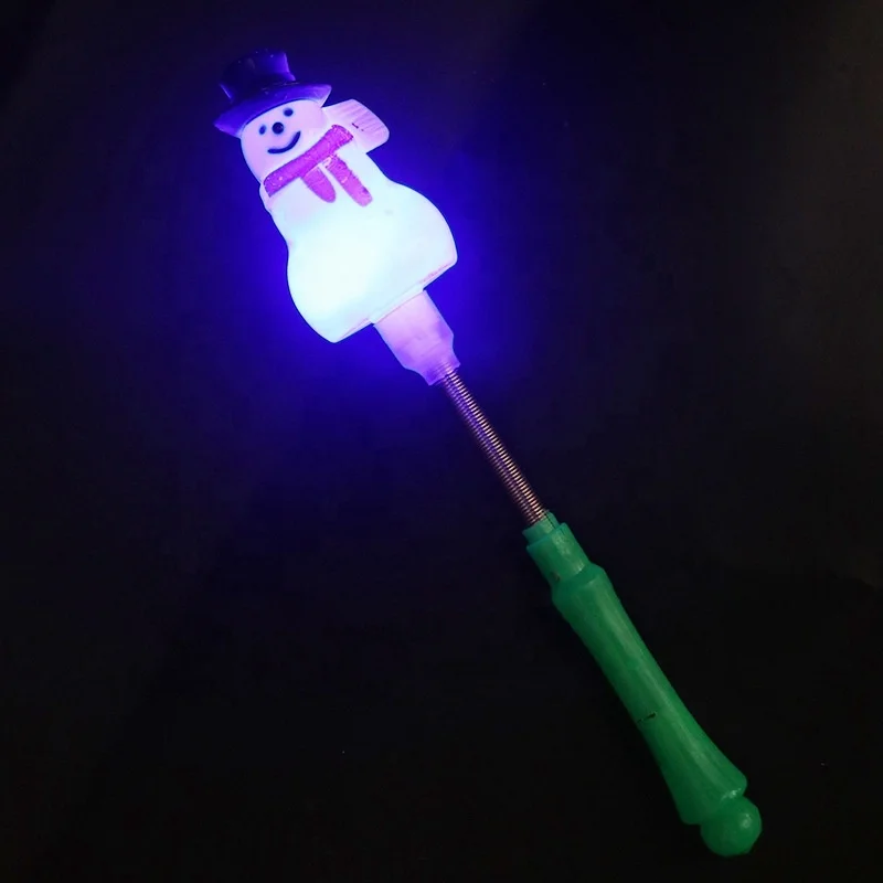 Kids Toy Light Party Gifts Flash Elk Snowman Christmas Tree Santa Spring LED Stick
