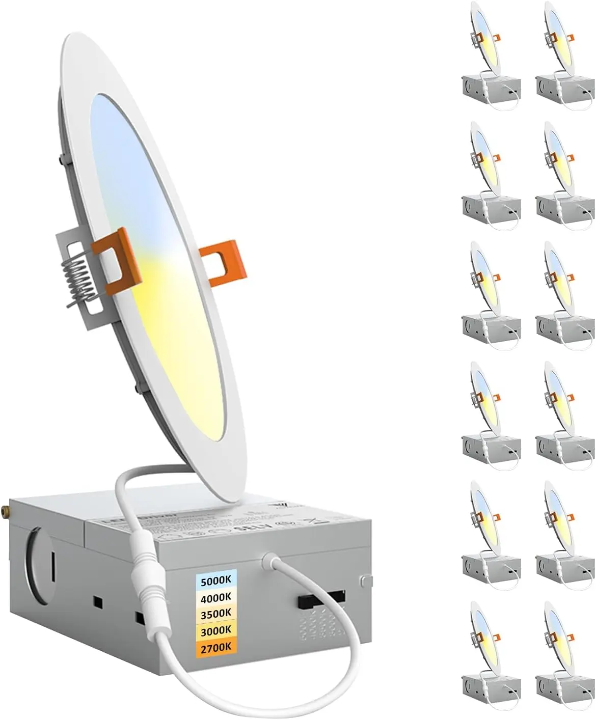 G-Lights New Arrival Recessed 12W Anti Glare LED trimless recessed down light