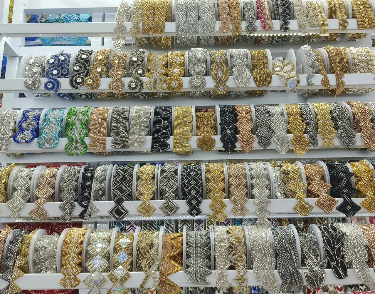 AFFINITY OEM Hot Sale 3D Design Custom Hotfix Pearl Rhinestone sheet Transfer Patches Iron-On ribbons For Clothing Accessories