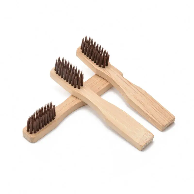 Tingsheng bamboo roundhandled toothbrush bamboo toothbrush custom logo