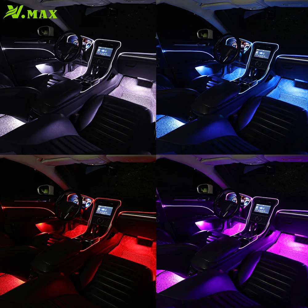 Vmax Usb-лампы Rgb Cob светодиодные ленты для автомобиля Гибкая светодиодная теплая полоса освещения