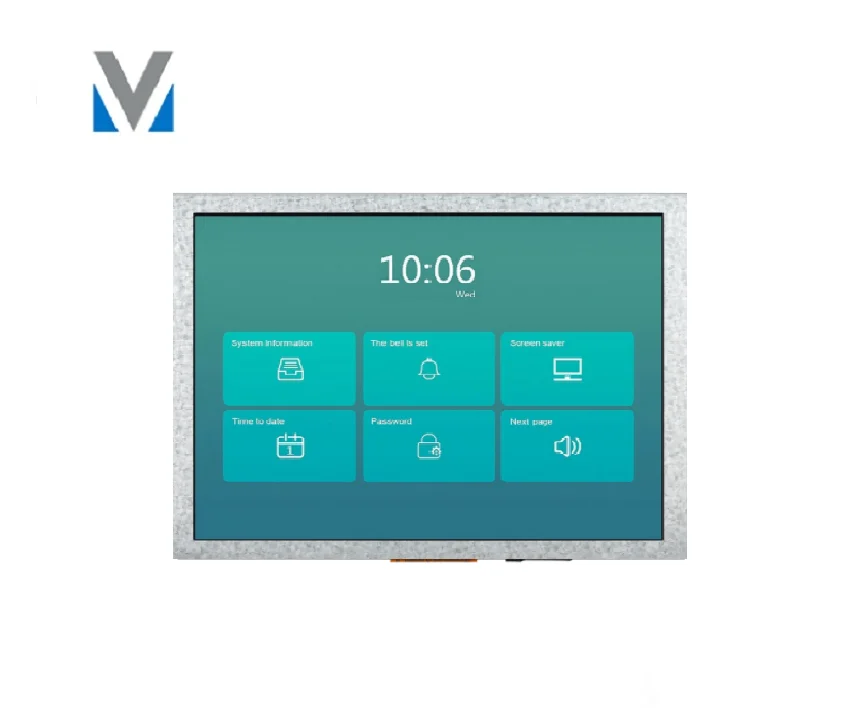 8 inch 1028*768  lcd screen 1000 nits brightness LVDS interface ips all view no touch panel