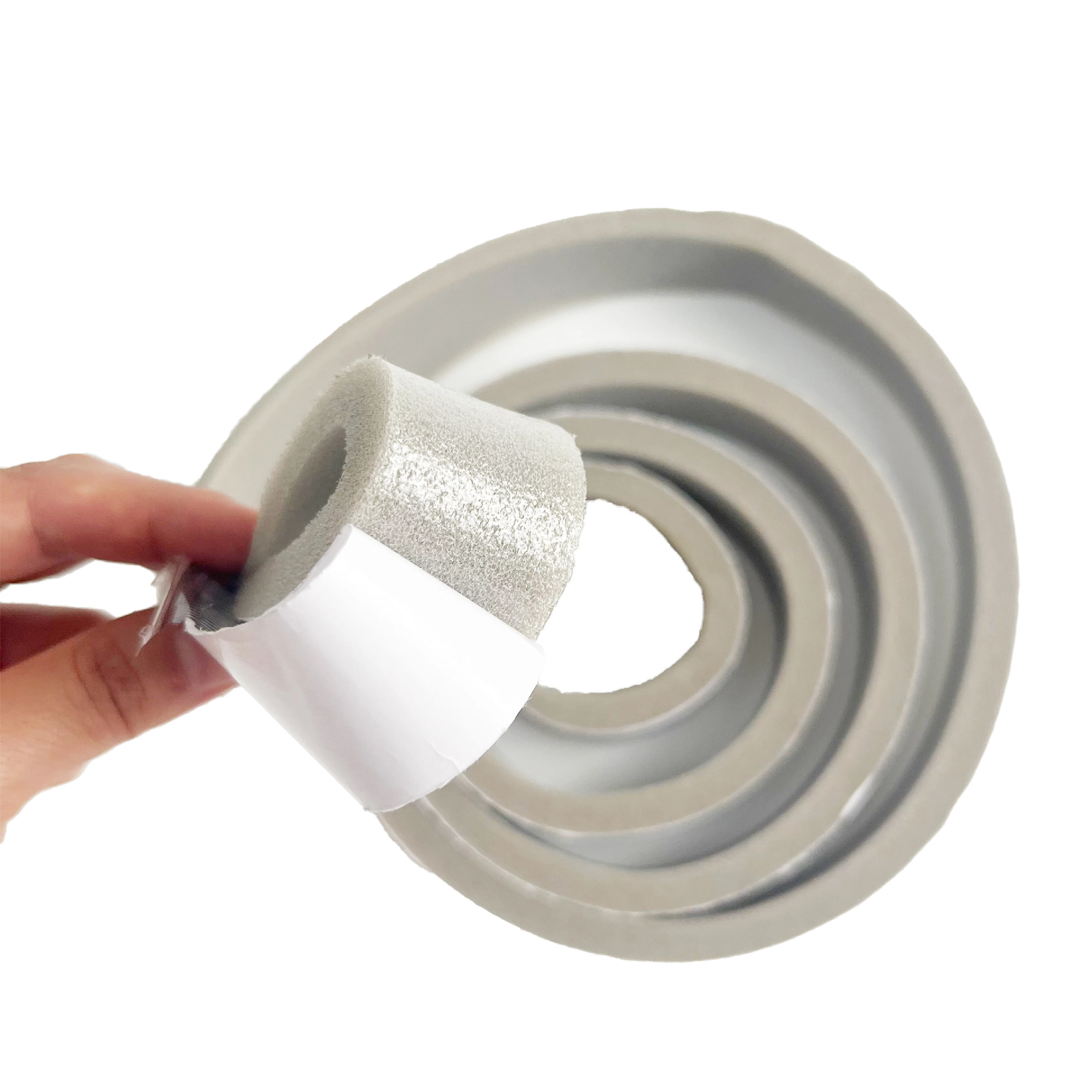 Gray or white PU with adhesive backing for sealing doors and windows