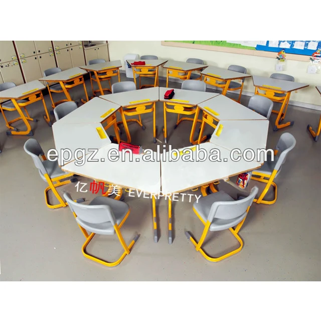 School Sets Children Furniture Kindergarten Preschool Nursery Schppl Classroom  Child Study Table and Chairs