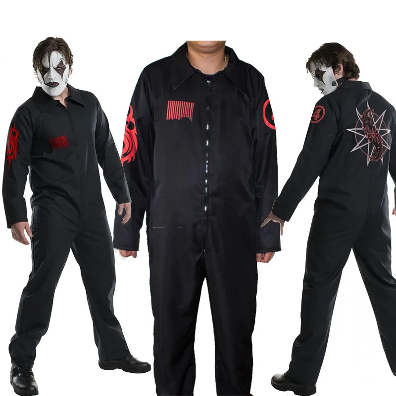 Halloween Slipknot Cosplay Costumes Slipknot Jumpsuits Performance Clothes TV & Movie Costumes No. 8 No. 4 Bodysuits