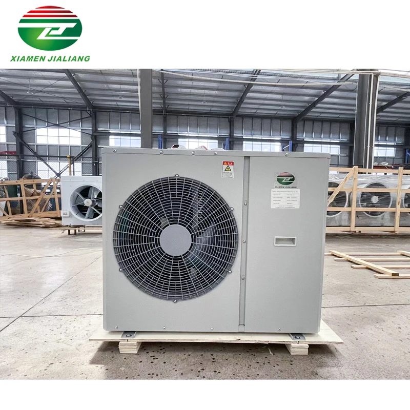 Condensing Unit With Motor Cooling Fans Chiller Cold Room Compressor Refrigeration Unit Air Cooled Condens Unit 6hp
