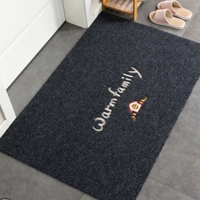 Приветствуемый дверной коврик с индивидуальным логотипом вышитый подложкой из ТПР для
