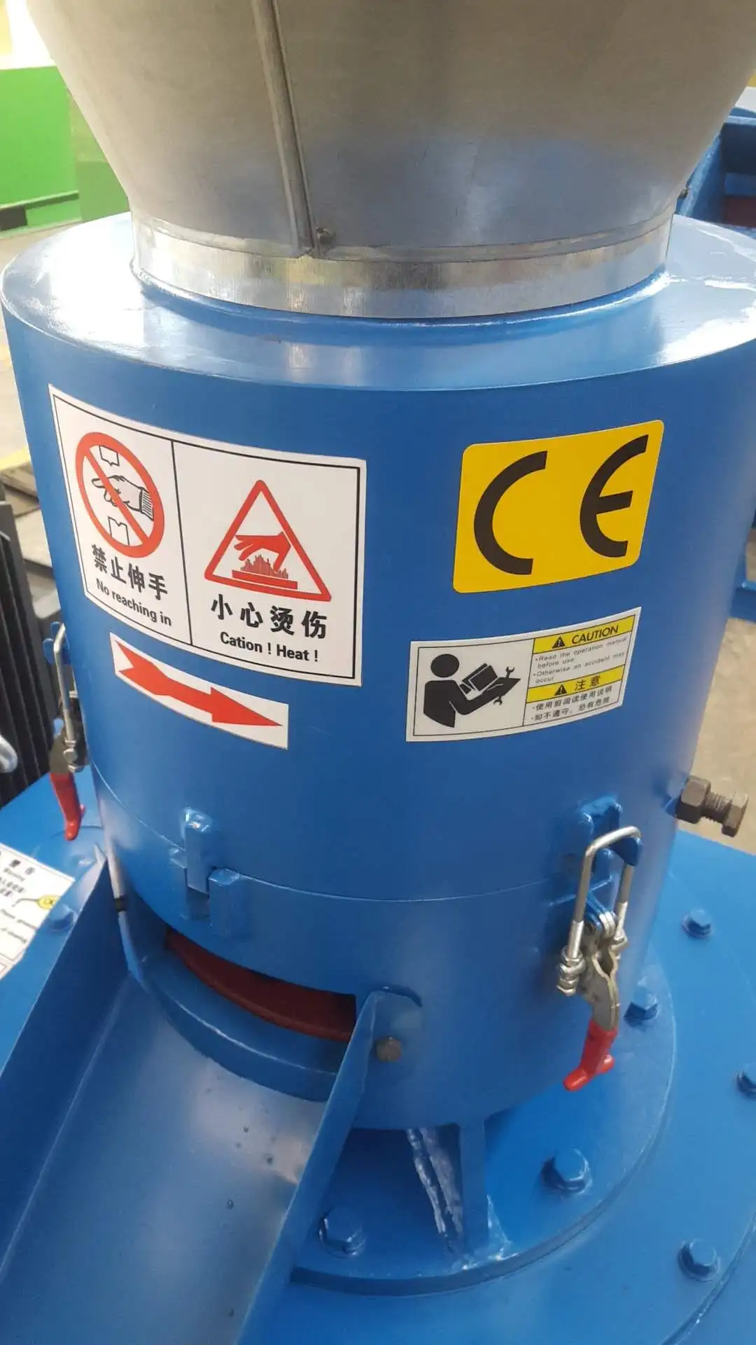 KAF-450 Wood press machine making wood pellets from sawdust