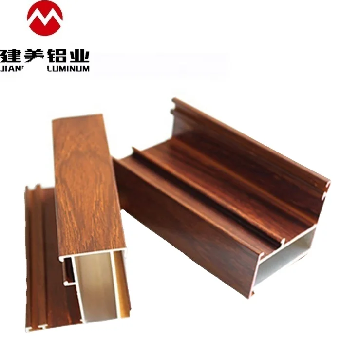 Customized Caravan Door Anodized Gold And Titanium Color Type Aluminum Profile For Doors