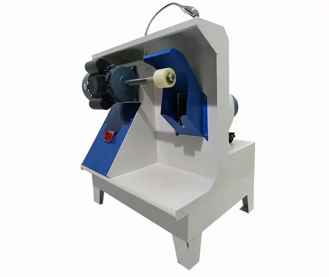 single head dust removal grinding wheel polishing machine for leather in shoe industry