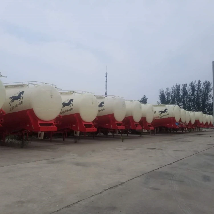3 Axles 50cbm  jetski  Bulk  carrier cement  semi Trailer powder tank semitrailer and truck
