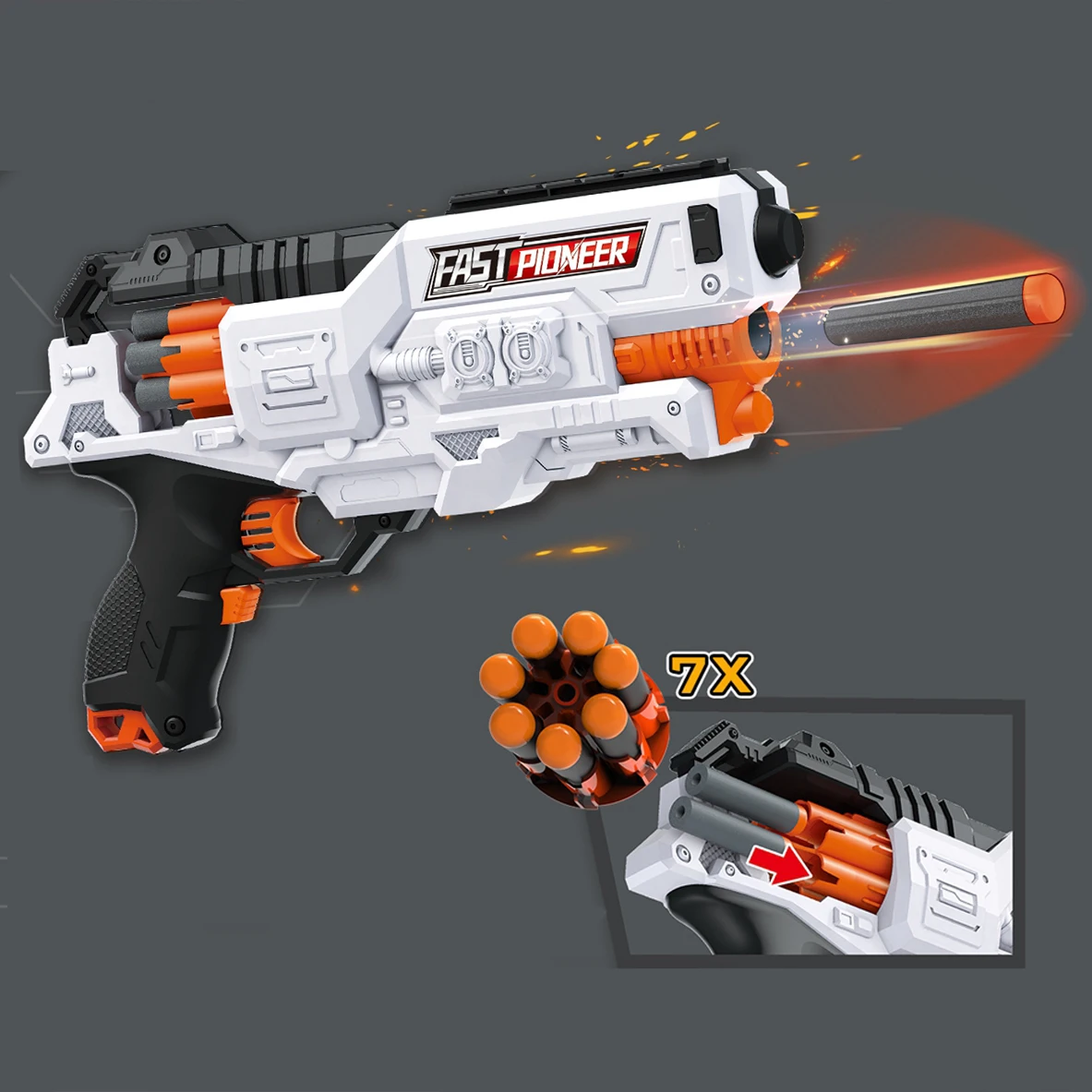 sells well Electric Toy Guns Children Eva Foam Bullet B/O Soft Bullet Gun Weapon Model Gun Toy