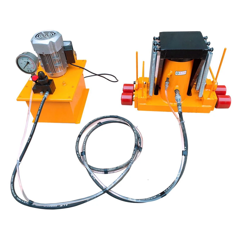 Mini Hydraulic Toe Jack with Machine Skates