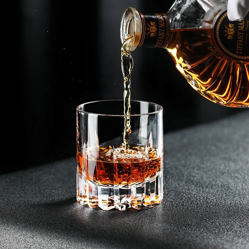 Hot Selling Product Glass Cup Custom Logo Crystal Whiskey Glasses for Gifts Bar