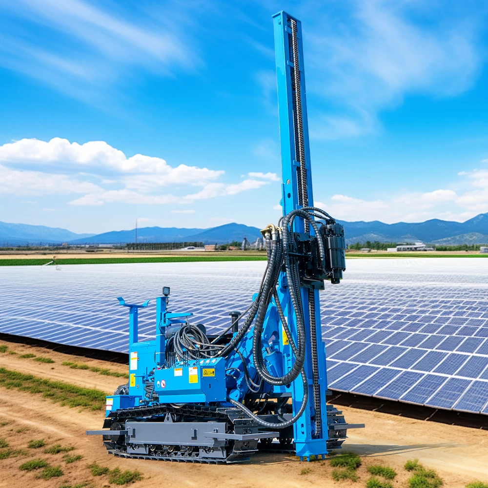 Photovoltaic Panel Installation Piling Equipment, Optimized for Large Solar Projects