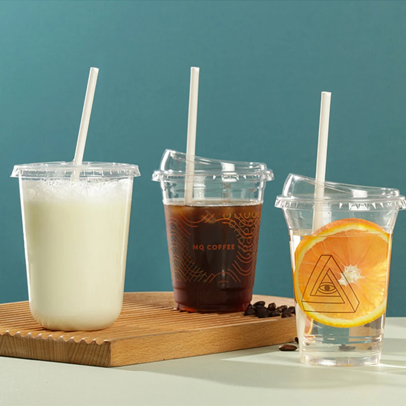 Econewleaf Custom Biodegradable Drinking Straws Compostable Disposable Pla Straws