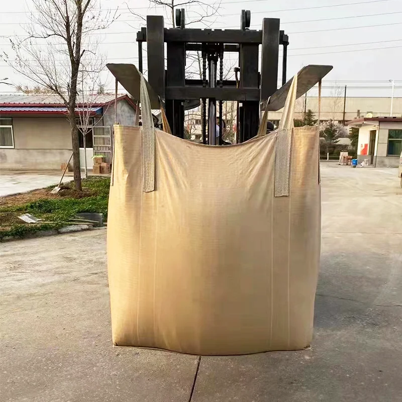 Customized Breathable Big Ton Bags Flexible Intermediate Bulk Container 1000Kg Super Sack  Fibc Bags Containers PP Jumbo Bags