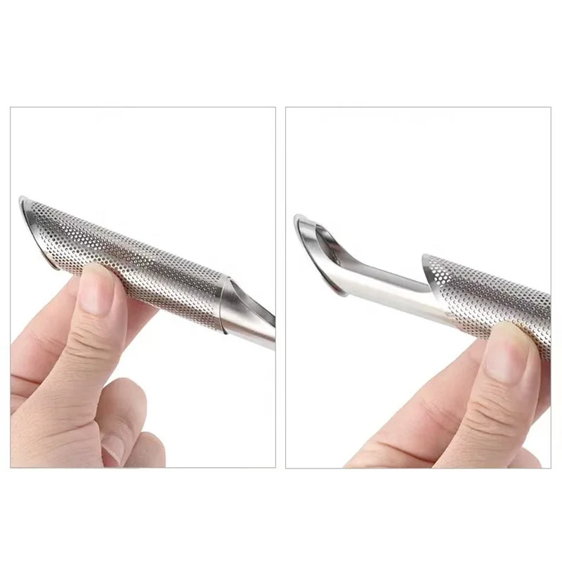 FANGYUAN new arrival pipe shape stainless steel 304 loose leaf tea infuser stick filter