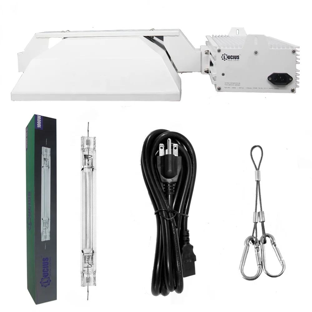 Factory Directly Supply OEM 1000W Double Ended DE HPS Grow Light Ballast Fixture with 0-10V Function