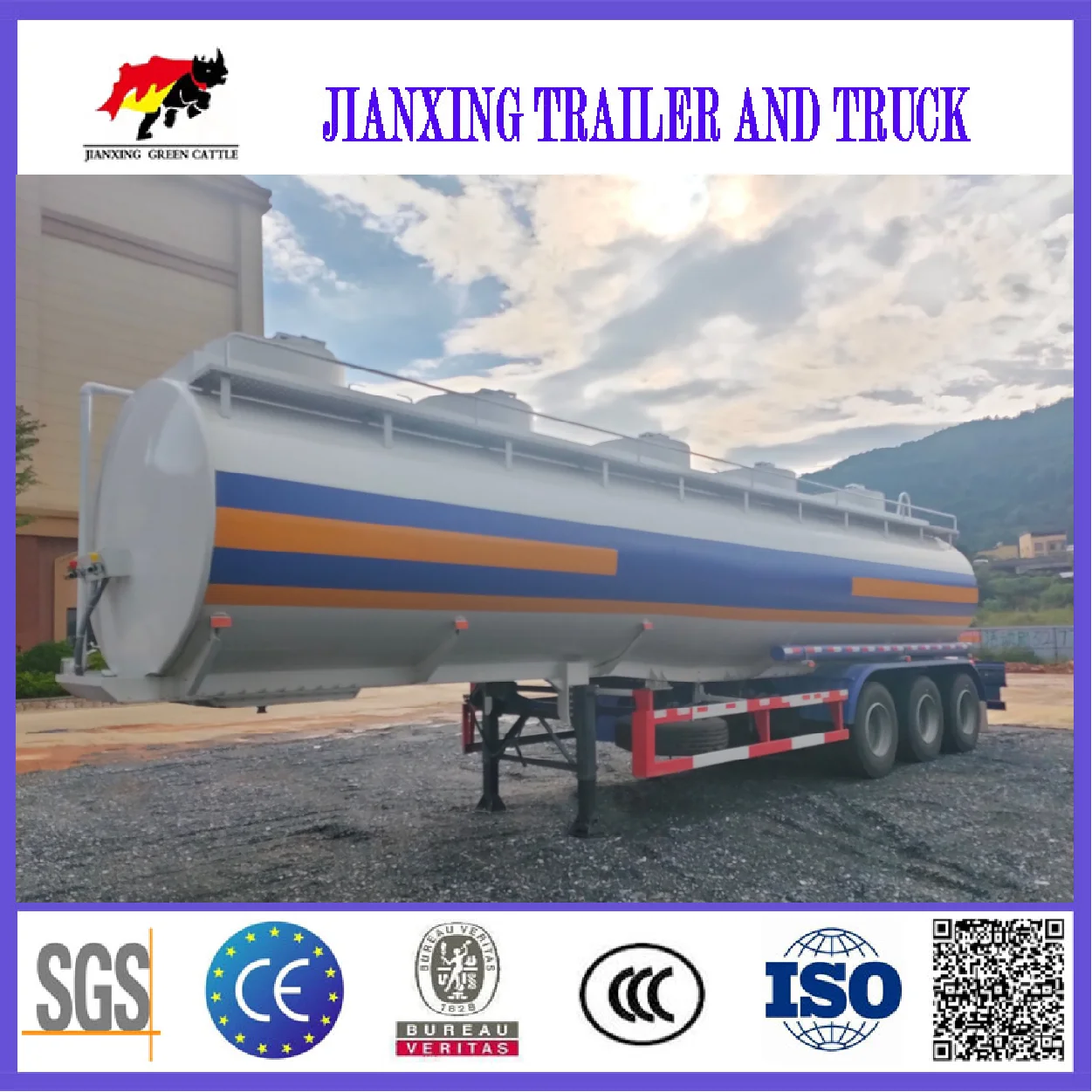 20-50 CBM 2 axles 3 axles 4 axles bitumen fuel diesel oil Tanker Semi truck trailer or water liquid Tank Semi truck trailer